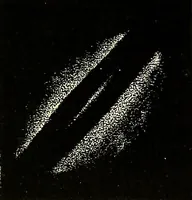 An illustration from Spectrum analysis in its application to terrestrial substances, and the physical constitution of the heavenly bodies / familiarly explained by H. Schellen ; translated from the second enlarged and revised German edition by Jane and Caroline Lassell ; edited with notes by William Huggins ; with numerous woodcuts and coloured plates, and Ångström's and Kirchhoff's maps. (1872)