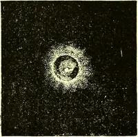 An illustration from Spectrum analysis in its application to terrestrial substances, and the physical constitution of the heavenly bodies / familiarly explained by H. Schellen ; translated from the second enlarged and revised German edition by Jane and Caroline Lassell ; edited with notes by William Huggins ; with numerous woodcuts and coloured plates, and Ångström's and Kirchhoff's maps. (1872)