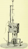 An illustration from Spectrum analysis in its application to terrestrial substances, and the physical constitution of the heavenly bodies / familiarly explained by H. Schellen ; translated from the second enlarged and revised German edition by Jane and Caroline Lassell ; edited with notes by William Huggins ; with numerous woodcuts and coloured plates, and Ångström's and Kirchhoff's maps. (1872)
