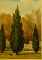 An illustration from Familiar trees / With coloured plates by W.H.J. Boot. (1887)