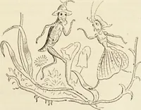 An illustration from Episodes of insect life / by Acheta Domestica, [pseud.] ;edited and revised by J.G. Wood. (1879)