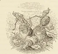 An illustration from Episodes of insect life / by Acheta Domestica, [pseud.] ;edited and revised by J.G. Wood. (1879)