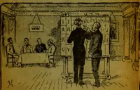 An illustration from How to thought-read : a manual of instruction in the strange and mystic in daily life, psychic phenomena, including hypnotic, mesmeric and psychic states, mind and muscle reading, thought transference, psychometry, clairvoyance, and phenomenal spiritualism / by James Coates. (1893)