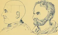 An illustration from The people's handbook of phrenology : comprising a short account of its history and principles with plain directions for readily attaining a knowledge of the science. (1890)