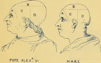 Picture 4 of 27 from The people's handbook of phrenology : comprising a short account of its history and principles with plain directions for readily attaining a knowledge of the science. (1890), leaf 7