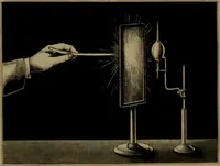 An illustration from Spectrum analysis : six lectures, delivered in 1868, before the Society of Apothecaries of London / by Henry E. Roscoe ; with appendices, coloured plates, and illustrations. (1869)