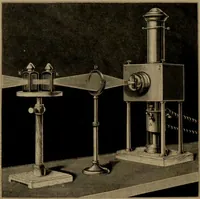 An illustration from Spectrum analysis : six lectures, delivered in 1868, before the Society of Apothecaries of London / by Henry E. Roscoe ; with appendices, coloured plates, and illustrations. (1869)