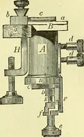 An illustration from The microscope : its history, construction, and application, being a familiar introduction to the use of the instrument, and the study of microscopical science / by Jabez Hogg ; with upwards of five hundred engravings, and coloured illustrations by Tuffen West. (1883)