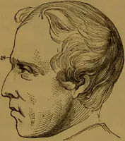 An illustration from New illustrated self-instructor in phrenology and physiology : with over one hundred engravings, together with the chart and character of ... as marked by ... / by O.S. and L.N. Fowler. (1864)