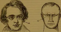 An illustration from New illustrated self-instructor in phrenology and physiology : with over one hundred engravings, together with the chart and character of ... as marked by ... / by O.S. and L.N. Fowler. (1864)