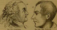 An illustration from New illustrated self-instructor in phrenology and physiology : with over one hundred engravings, together with the chart and character of ... as marked by ... / by O.S. and L.N. Fowler. (1864)