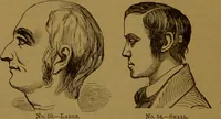 An illustration from New illustrated self-instructor in phrenology and physiology : with over one hundred engravings, together with the chart and character of ... as marked by ... / by O.S. and L.N. Fowler. (1864)