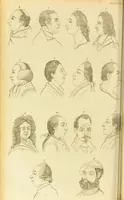 An illustration from Essays on physiognomy : designed to promote the knowledge and the love of mankind / written in the German language by John Caspar Lavater ; and translated into English by Thomas Holcroft ; to which are added one hundred physiognomonical rules, a posthumous work by Mr. Lavater and Memoirs of the life of the author. (1855)