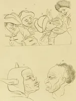 An illustration from Essays on physiognomy : designed to promote the knowledge and the love of mankind / written in the German language by John Caspar Lavater ; and translated into English by Thomas Holcroft ; to which are added one hundred physiognomonical rules, a posthumous work by Mr. Lavater and Memoirs of the life of the author. (1855)