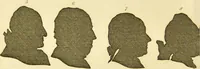 An illustration from Essays on physiognomy : designed to promote the knowledge and the love of mankind / written in the German language by John Caspar Lavater ; and translated into English by Thomas Holcroft ; to which are added one hundred physiognomonical rules, a posthumous work by Mr. Lavater and Memoirs of the life of the author. (1855)