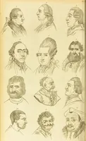 An illustration from Essays on physiognomy : designed to promote the knowledge and the love of mankind / written in the German language by John Caspar Lavater ; and translated into English by Thomas Holcroft ; to which are added one hundred physiognomonical rules, a posthumous work by Mr. Lavater and Memoirs of the life of the author. (1855)