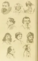 An illustration from Essays on physiognomy : designed to promote the knowledge and the love of mankind / written in the German language by John Caspar Lavater ; and translated into English by Thomas Holcroft ; to which are added one hundred physiognomonical rules, a posthumous work by Mr. Lavater and Memoirs of the life of the author. (1855)