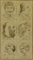 An illustration from Physiognomy; or, the corresponding analogy between the conformation of the features and the ruling passions of the mind / translated from the original work of J. C. Lavater by Samuel Shaw Esq. Editor of the Abridgement of Bruce's Travels. (1792)