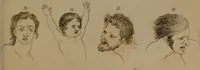 An illustration from Essays on physiognomy : designed to promote the knowledge and the love of mankind / written in the German language by John Caspar Lavater ; and translated into English by Thomas Holcroft ; to which are added one hundred physiognomonical rules, a posthumous work by Mr. Lavater and Memoirs of the life of the author compiled principally from The Life of Lavater, by G. Gessner. (1850)