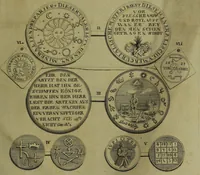 An illustration from Beiträge zur Geschichte der Wissenschaften in der Mark Brandenburg : von den ältesten Zeiten an bis zu Ende des sechszehnten Jahrhunderts / herausgegeben von J.C.W. Moehsen. (1783)