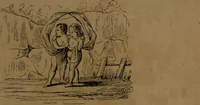 Picture 47 of 71 from L'art de connaître l'avenir par la chiromancie, les horoscopes, les divinations anciennes, le marc de café, etc. / Par Johannès Trismégiste [i.e. Lorambert]. Orné de 101 figures. (1843), leaf 71