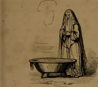 Picture 4 of 71 from L'art de connaître l'avenir par la chiromancie, les horoscopes, les divinations anciennes, le marc de café, etc. / Par Johannès Trismégiste [i.e. Lorambert]. Orné de 101 figures. (1843), leaf 9