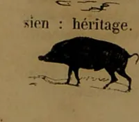 Picture 24 of 29 from L'art d'expliquer les songes, ou, Signification détaillé de tous les songes, visions, rêves, apparitions : précédé de l'histoire des rêves célèbres dont le sens s'est réalisé / Par Johannès Trismégiste [i.e. Lorambert]. Orné des 130 figures. (1845), leaf 114
