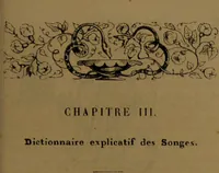 Picture 5 of 29 from L'art d'expliquer les songes, ou, Signification détaillé de tous les songes, visions, rêves, apparitions : précédé de l'histoire des rêves célèbres dont le sens s'est réalisé / Par Johannès Trismégiste [i.e. Lorambert]. Orné des 130 figures. (1845), leaf 25