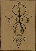 Picture 64 of 91 from L'art de tirer les cartes : révélations complètes sur les destinées au moyen des cartes et des tarots d'après les méthodes les plus certaines, suivis d'un jeu des patiences / par Johannès Trismégiste [i.e. Lorambert]. Orné de 150 figures. (1845), leaf 102