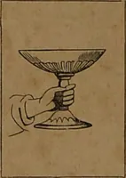 An illustration from L'art de tirer les cartes : révélations complètes sur les destinées au moyen des cartes et des tarots d'après les méthodes les plus certaines, suivis d'un jeu des patiences / par Johannès Trismégiste [i.e. Lorambert]. Orné de 150 figures. (1845)