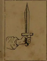 An illustration from L'art de tirer les cartes : révélations complètes sur les destinées au moyen des cartes et des tarots d'après les méthodes les plus certaines, suivis d'un jeu des patiences / par Johannès Trismégiste [i.e. Lorambert]. Orné de 150 figures. (1845)