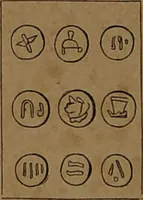 Picture 83 of 91 from L'art de tirer les cartes : révélations complètes sur les destinées au moyen des cartes et des tarots d'après les méthodes les plus certaines, suivis d'un jeu des patiences / par Johannès Trismégiste [i.e. Lorambert]. Orné de 150 figures. (1845), leaf 112