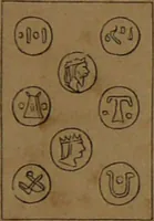 Picture 85 of 91 from L'art de tirer les cartes : révélations complètes sur les destinées au moyen des cartes et des tarots d'après les méthodes les plus certaines, suivis d'un jeu des patiences / par Johannès Trismégiste [i.e. Lorambert]. Orné de 150 figures. (1845), leaf 113