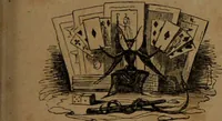 Picture 3 of 91 from L'art de tirer les cartes : révélations complètes sur les destinées au moyen des cartes et des tarots d'après les méthodes les plus certaines, suivis d'un jeu des patiences / par Johannès Trismégiste [i.e. Lorambert]. Orné de 150 figures. (1845), leaf 7
