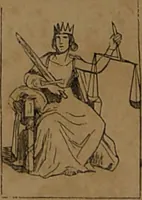 An illustration from L'art de tirer les cartes : révélations complètes sur les destinées au moyen des cartes et des tarots d'après les méthodes les plus certaines, suivis d'un jeu des patiences / par Johannès Trismégiste [i.e. Lorambert]. Orné de 150 figures. (1845)