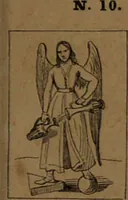 Picture 34 of 91 from L'art de tirer les cartes : révélations complètes sur les destinées au moyen des cartes et des tarots d'après les méthodes les plus certaines, suivis d'un jeu des patiences / par Johannès Trismégiste [i.e. Lorambert]. Orné de 150 figures. (1845), leaf 81
