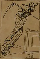 An illustration from L'art de tirer les cartes : révélations complètes sur les destinées au moyen des cartes et des tarots d'après les méthodes les plus certaines, suivis d'un jeu des patiences / par Johannès Trismégiste [i.e. Lorambert]. Orné de 150 figures. (1845)