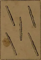 An illustration from L'art de tirer les cartes : révélations complètes sur les destinées au moyen des cartes et des tarots d'après les méthodes les plus certaines, suivis d'un jeu des patiences / par Johannès Trismégiste [i.e. Lorambert]. Orné de 150 figures. (1845)