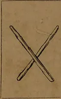 An illustration from L'art de tirer les cartes : révélations complètes sur les destinées au moyen des cartes et des tarots d'après les méthodes les plus certaines, suivis d'un jeu des patiences / par Johannès Trismégiste [i.e. Lorambert]. Orné de 150 figures. (1845)