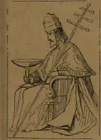 Picture 59 of 91 from L'art de tirer les cartes : révélations complètes sur les destinées au moyen des cartes et des tarots d'après les méthodes les plus certaines, suivis d'un jeu des patiences / par Johannès Trismégiste [i.e. Lorambert]. Orné de 150 figures. (1845), leaf 95
