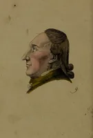 An illustration from Physiognomisches Taschenbuch nach Lavater's Grundsätzen, oder: die Kunst die Männer aus ihren Gesichtszügen zu erkennen. Aus dem Französischen übersetzt. Mit drei und dreissig illuminirten Kupfern. (1813)