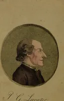 An illustration from Physiognomisches Taschenbuch nach Lavater's Grundsätzen, oder: die Kunst die Männer aus ihren Gesichtszügen zu erkennen. Aus dem Französischen übersetzt. Mit drei und dreissig illuminirten Kupfern. (1813)