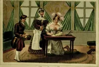 An illustration from Le Lavater moral. (1820)
