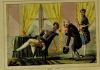 An illustration from Le Lavater moral. (1820)