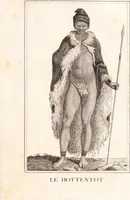 An illustration from Voyage de M. le Vaillant dans l'intérieur de l'Afrique par le Cap de Bonne Espérance, dans les années 1780 ... [-]85 / [François Le Vaillant]. (1790)