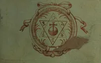 An illustration from Die theoretischen Brüder oder zweite Stuffe der Rosenkreutzer und ihrer Instruktion das erstemahl ans Licht herausgegeben von einem Profanen; nebst einem Anhang aus dem dritten und fünften Grad, als Probe / [Anon]. (1789)