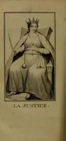 An illustration from Maniere de se récréer avec le jeu de cartes nommées Tarots. Pour servir de premier[-quatrieme] cahier à cet ouvrage / par Etteilla. (1783)