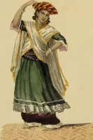 An illustration from Asiatic costumes; a series of forty-four coloured engravings, from designs taken from life: with a description to each subject / By Captain Smith, 44th Regiment. (1828)