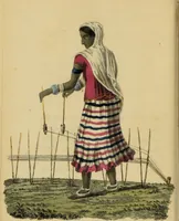 An illustration from Asiatic costumes; a series of forty-four coloured engravings, from designs taken from life: with a description to each subject / By Captain Smith, 44th Regiment. (1828)