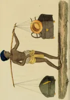 An illustration from Asiatic costumes; a series of forty-four coloured engravings, from designs taken from life: with a description to each subject / By Captain Smith, 44th Regiment. (1828)